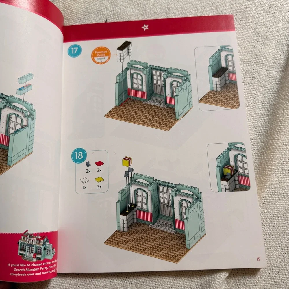 Mega Construx American Girl Grace's 2‑in‑1‎ Buildable Home Set - AS IS